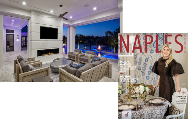 Outdoor Ambience Feature Naples Illustrated